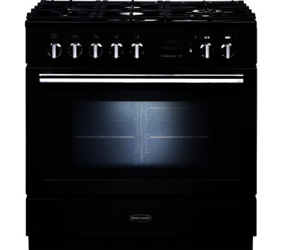 RANGEMASTER  Professional FXP 90 Dual Fuel Range Cooker - Black